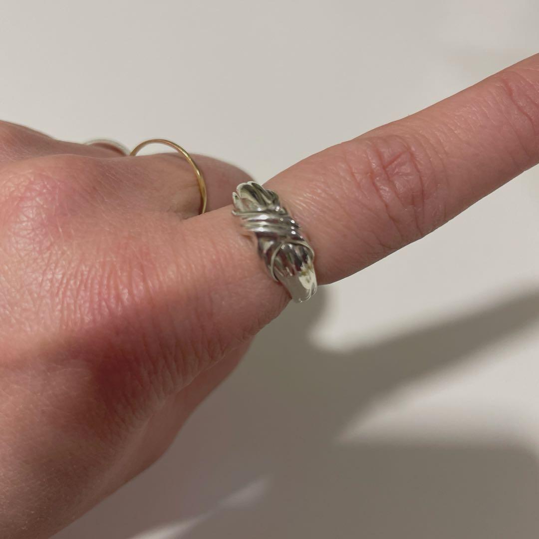 TIFFANY シグネチャークロス リング 10号 オールドティファニー