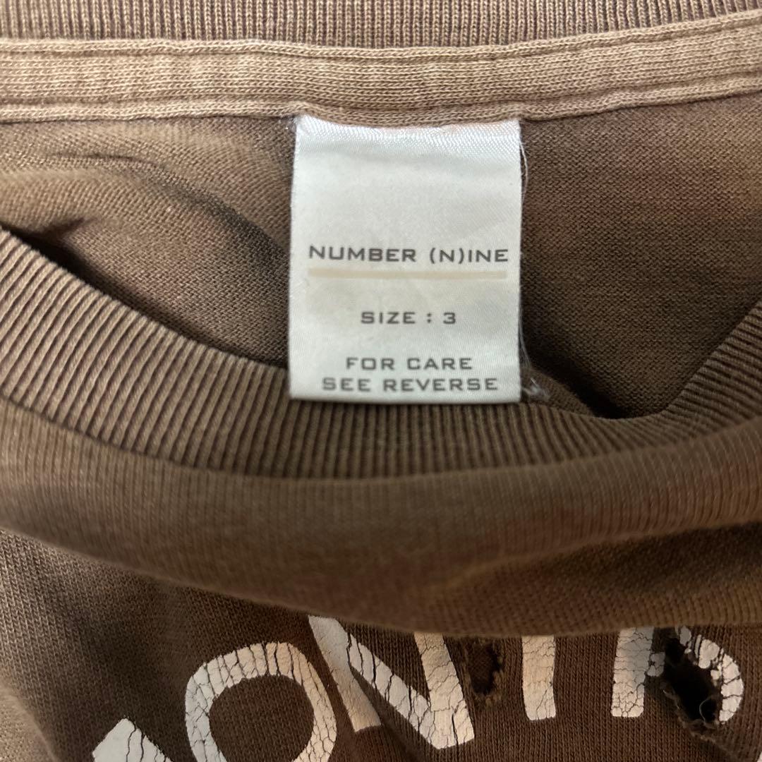 01SS NUMBER (N)INE Tシャツ タイム期 モントリオールカナダ