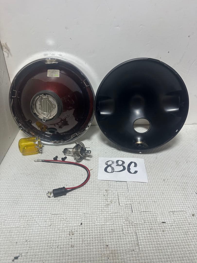 雨宮　　　180πシビエ凹レンズ付ヘッドライト/