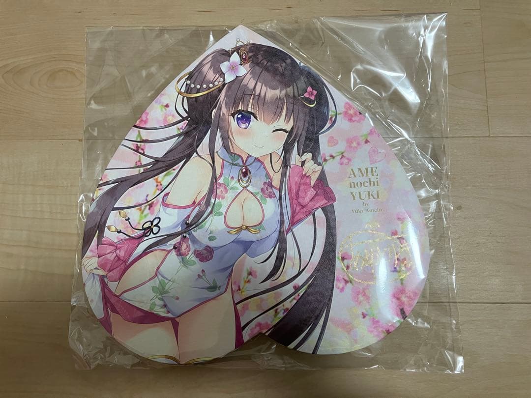 C107 あめのちゆき　直筆サイン入り桃香ちゃんキャンバスアート