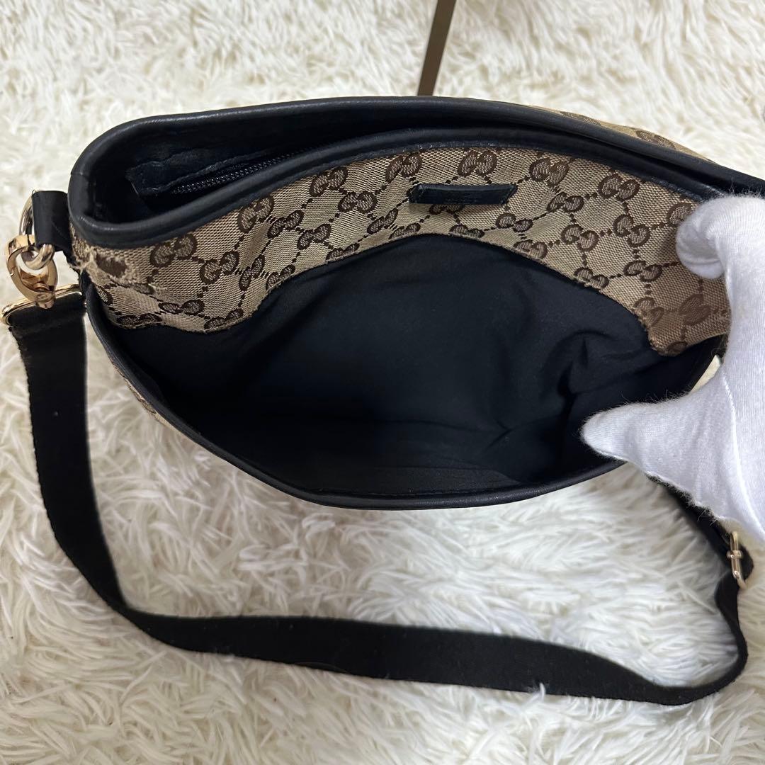 値下げ オールドグッチ GG 総柄 ショルダー バッグ シェリーライン ロゴ