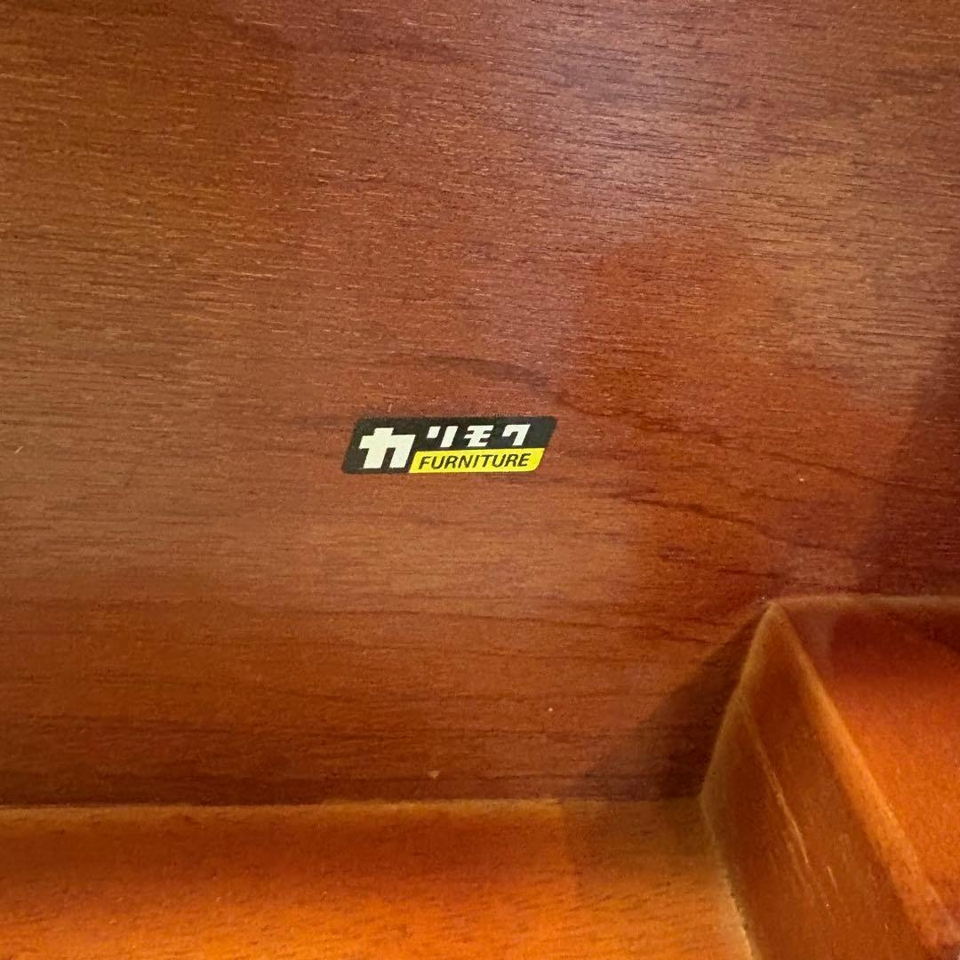 カリモク　ローテーブル　座卓　和室　木製　猫足