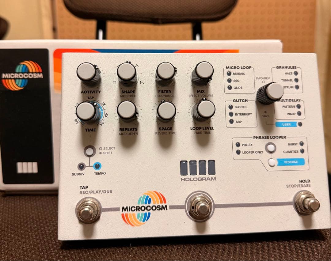 ギター Hologram Microcosm looper delay glitch