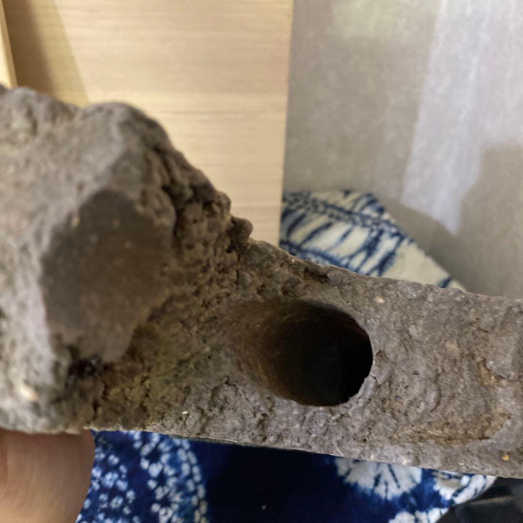 隠崎隆一　備前　芯韻 花器　置物　オブジェ