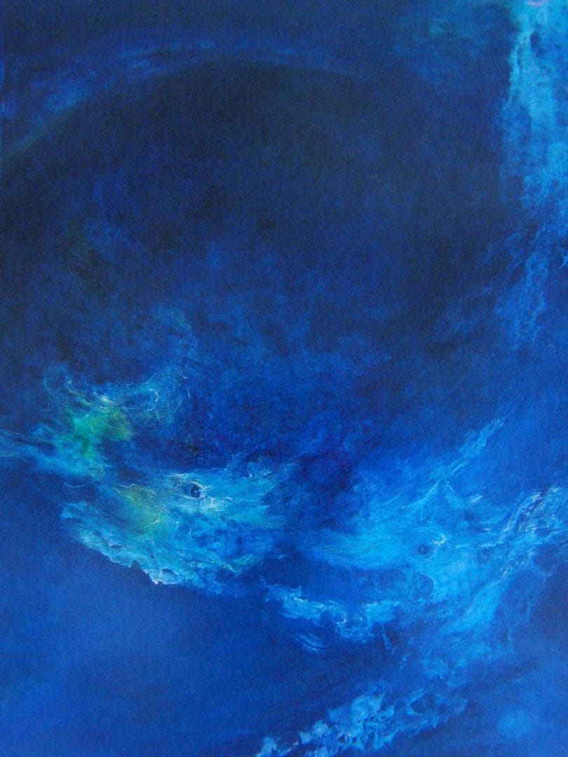 加藤すみ子、【海流】、希少な額装用画集より、新品額装付、状態良好