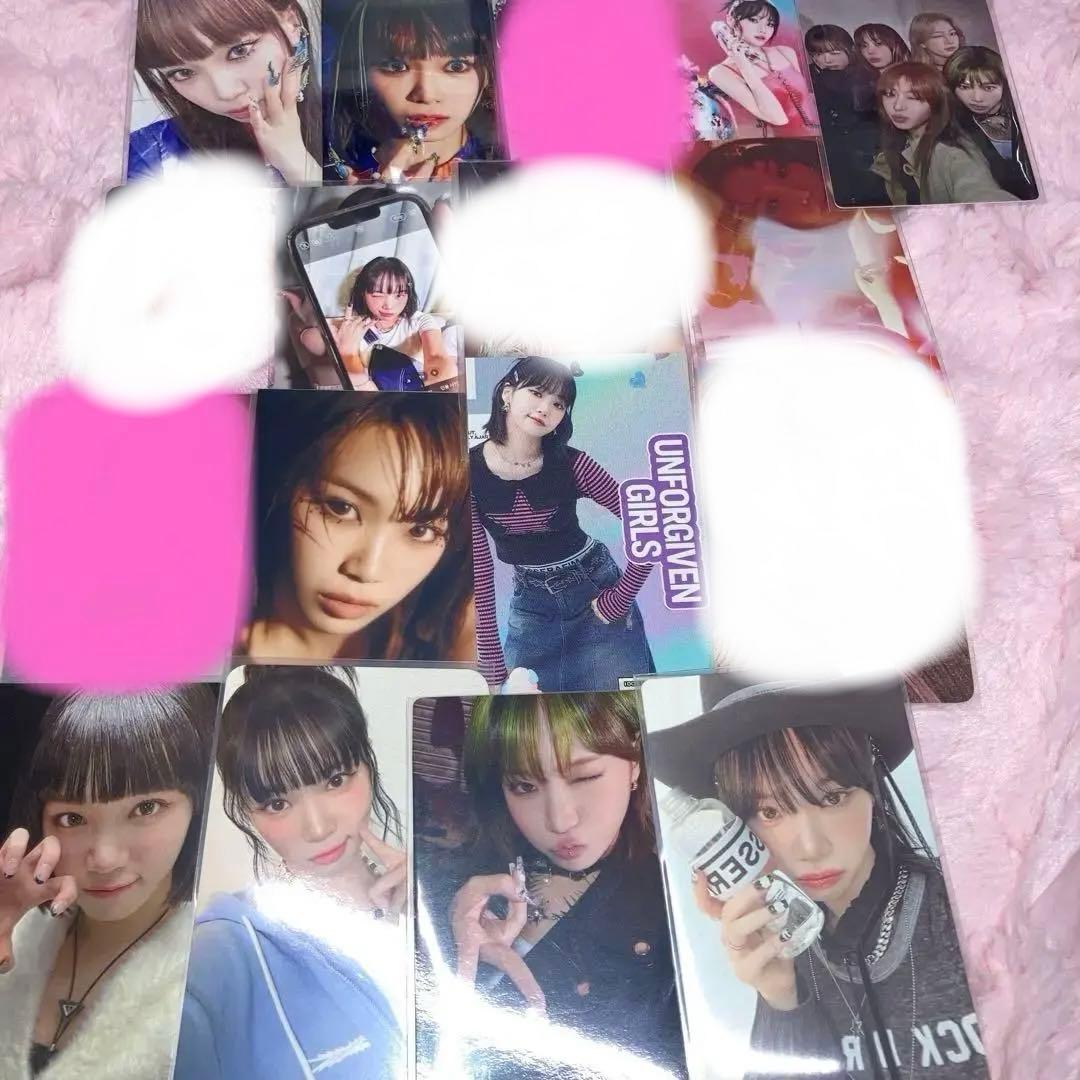 ルセラフィム　トレカ　まとめ売り　チェウォン　サクラ　ユンジン　カズハ　ウンチェ