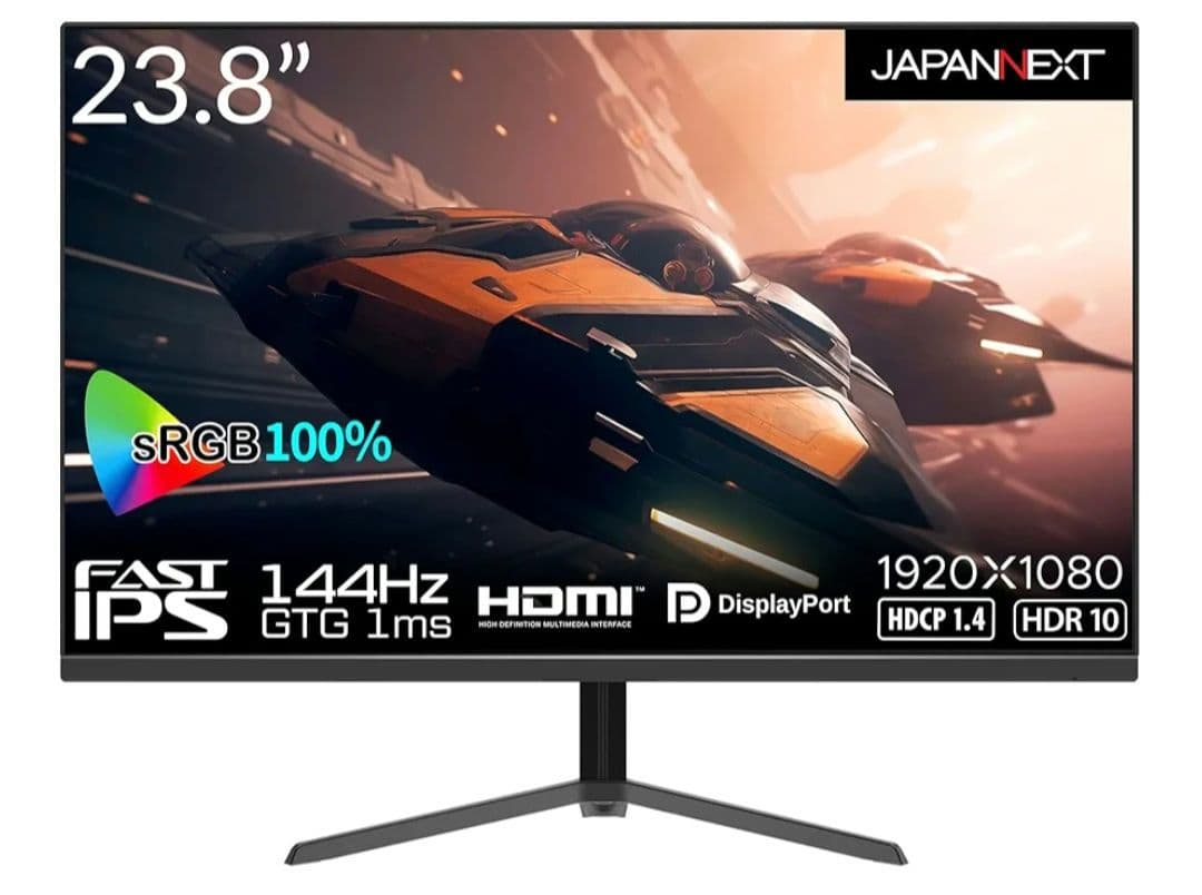 JAPANNEXT 144Hz 23.8インチ JN-238Gi144FHDR