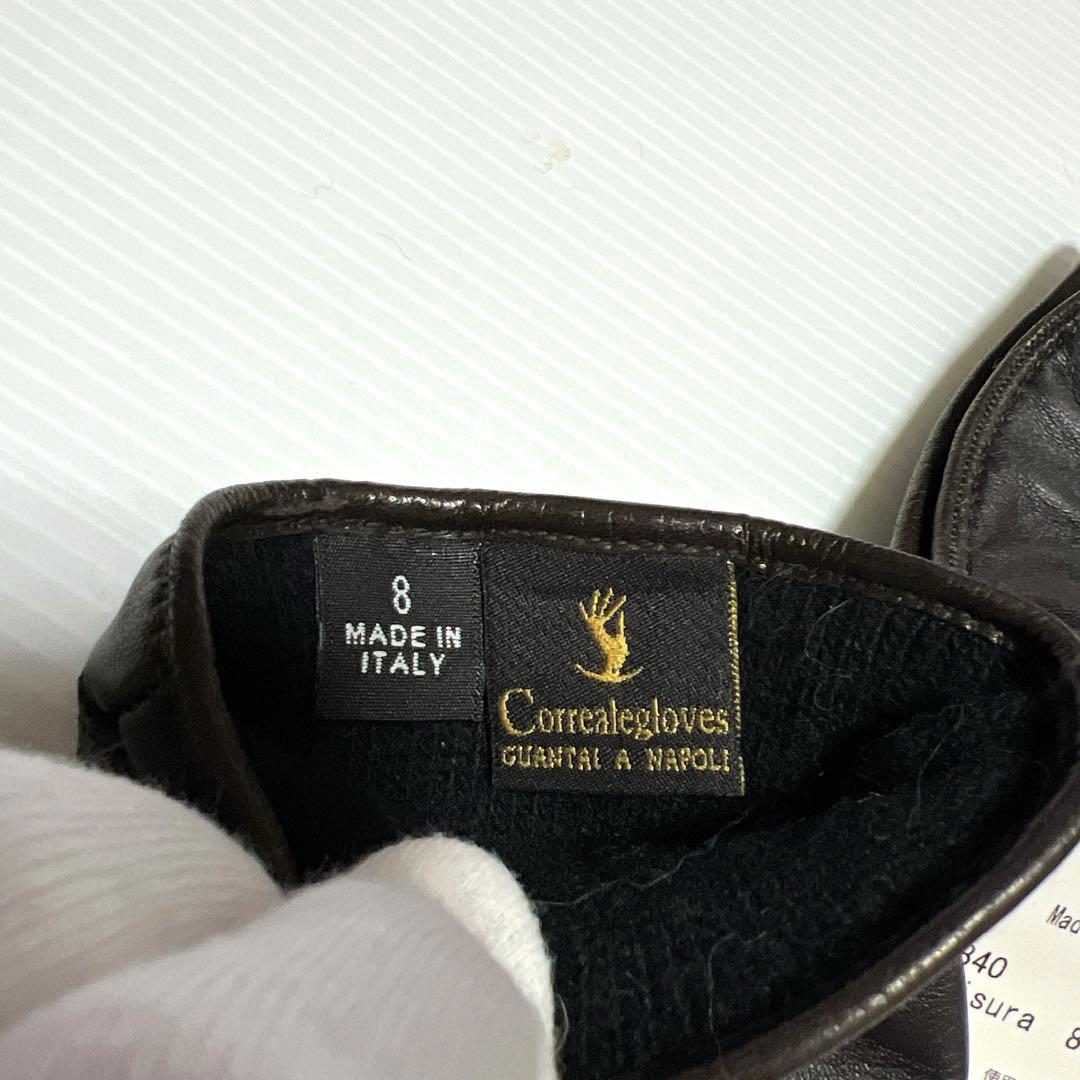 Correalglovesコレアーレグローブ 高級羊革 手袋 スマホ対応カシミヤ