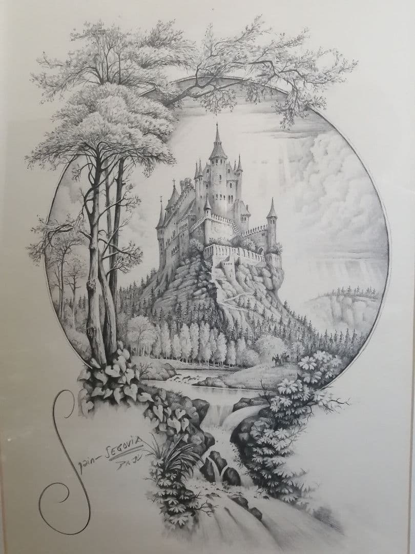 世界遺産 スペイン セゴビア 城 額物