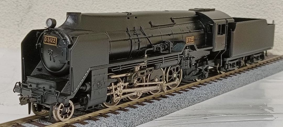 HOゲージ カツミ Ｄ51全流蒸気機関車、カンモーター、メンテナンス済