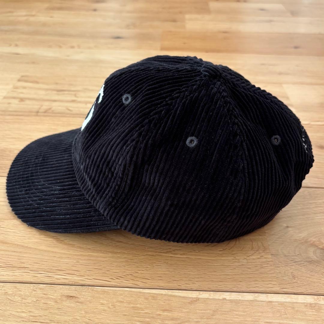 Supreme Corduroy S Logo 6-Panel 24FW 黒