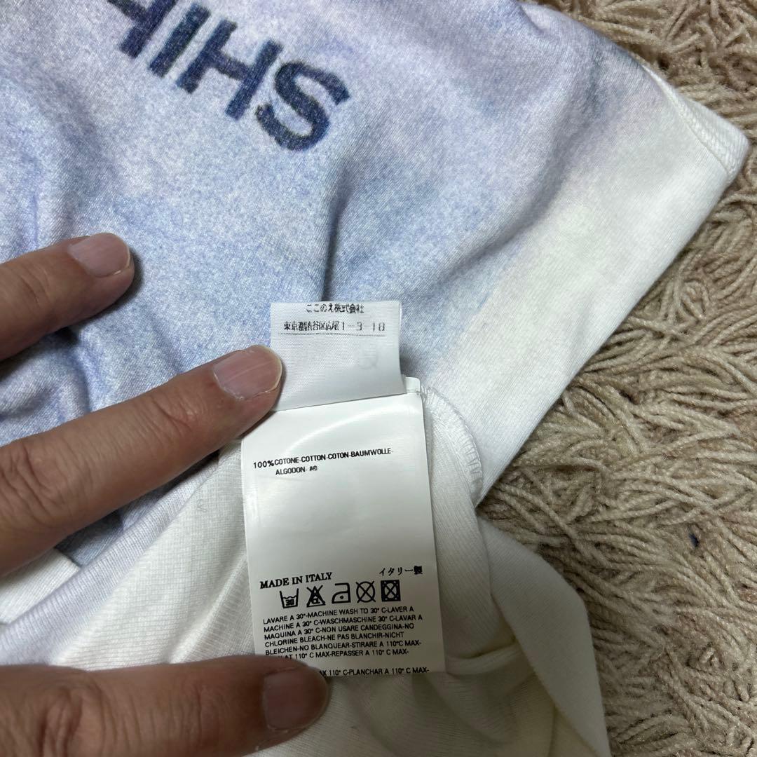 B*】様 Martan Malgera ホワイト プリント タンクトップ