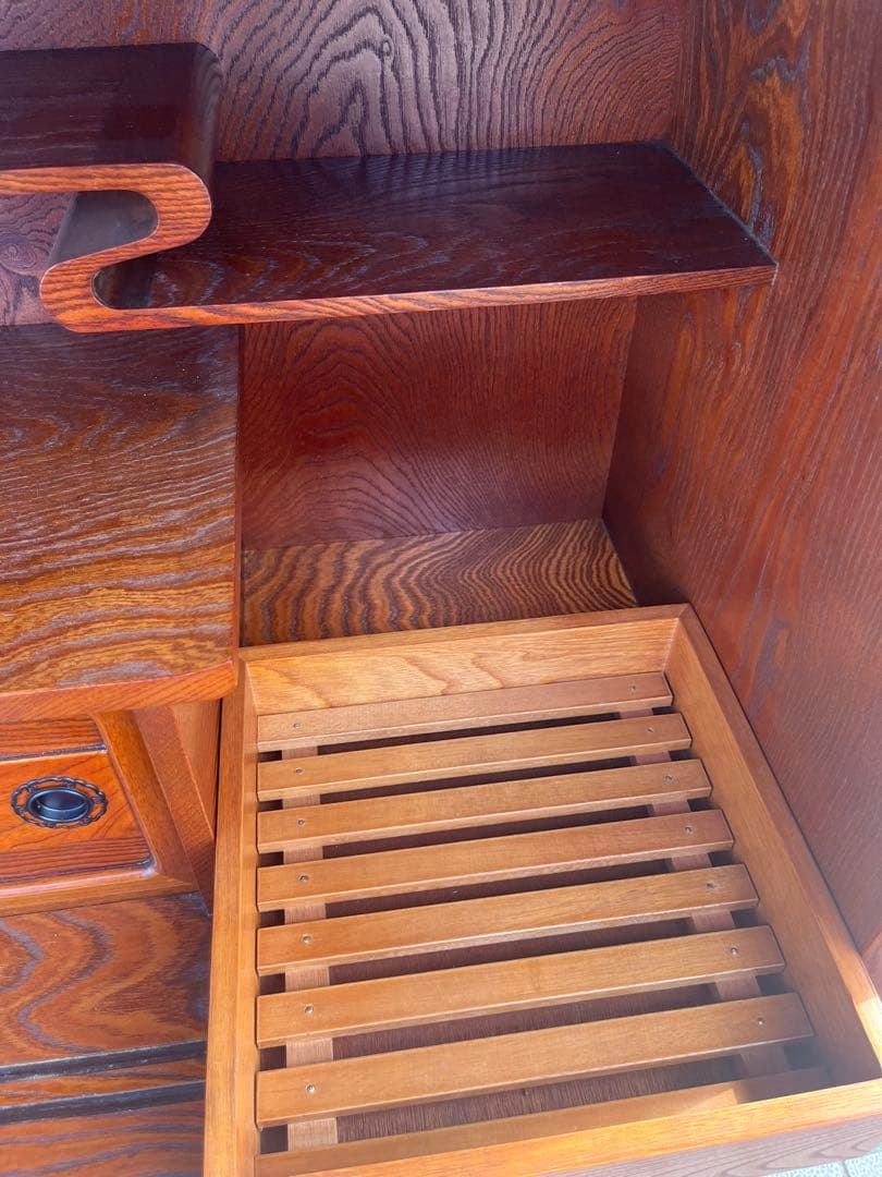 昭和レトロ　和箪笥　茶箪笥　食器棚　古家具　アンティーク　古民具　キャビネット