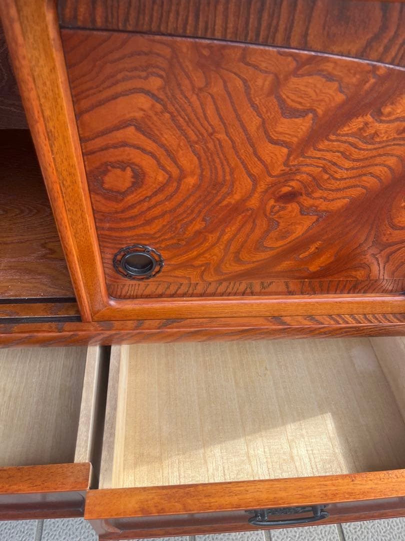 昭和レトロ　和箪笥　茶箪笥　食器棚　古家具　アンティーク　古民具　キャビネット