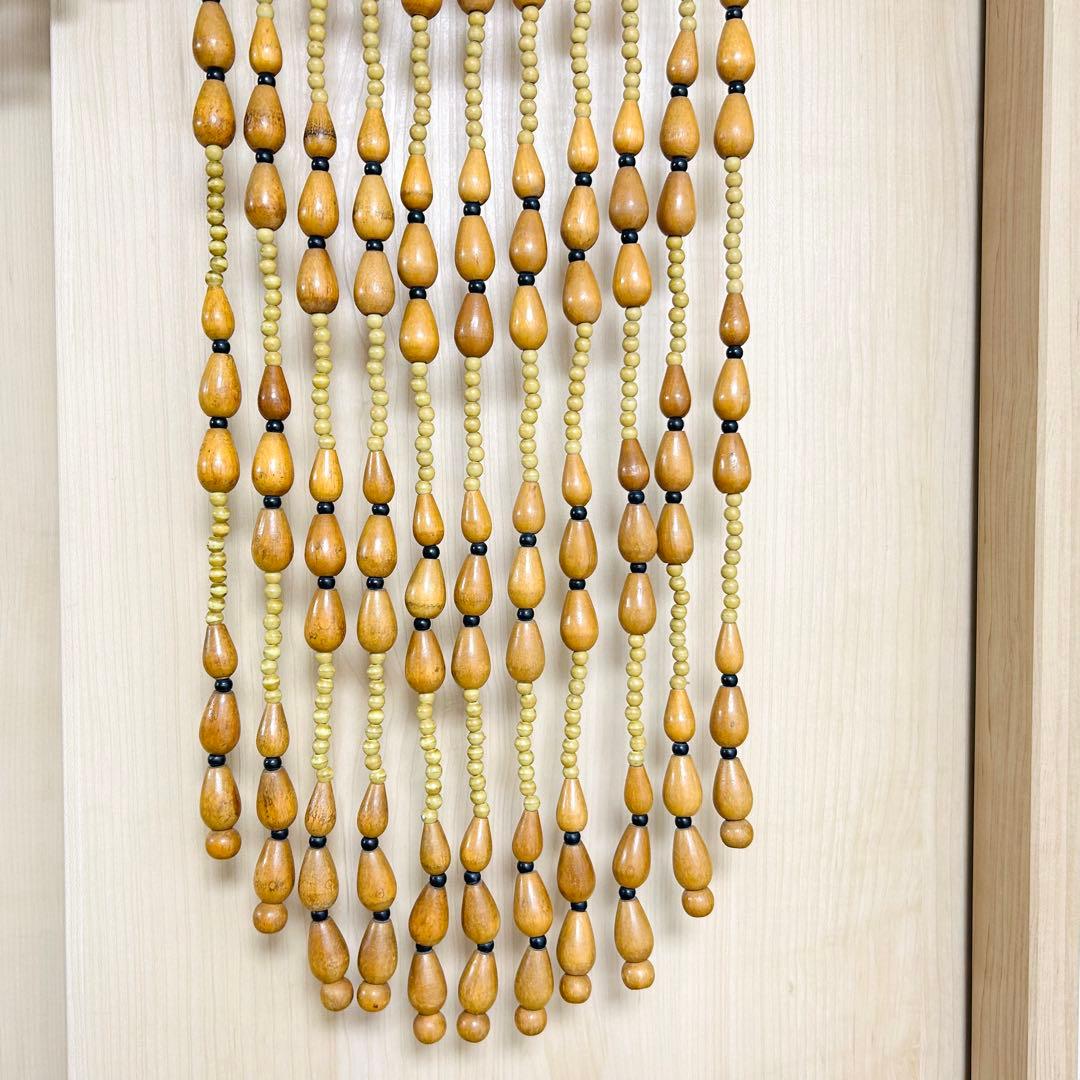 幅85cm×高さ80cm 珠のれん 珠暖簾 エスニック アーチ型 珠すだれ