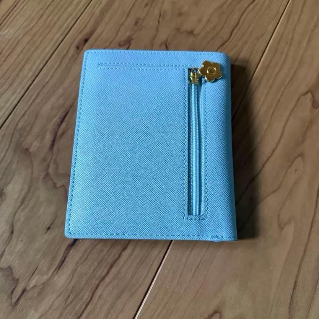 MARY QUANT 水色 パスポートケース