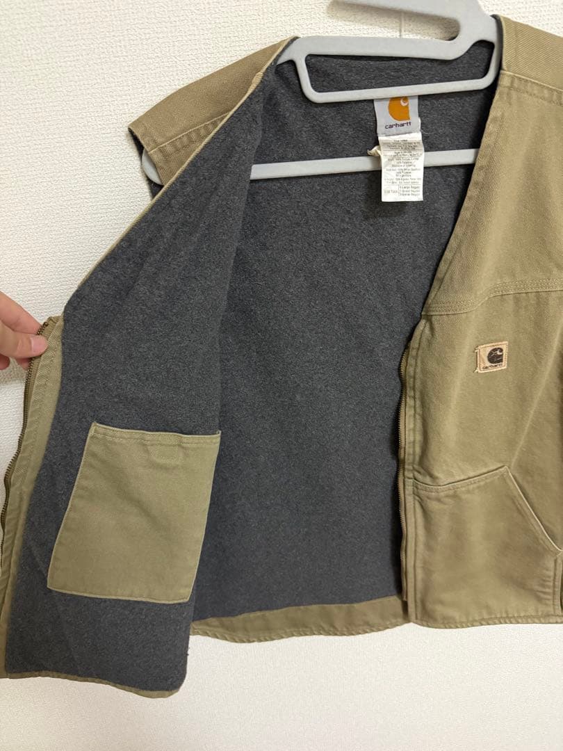 す*と様 カーハート ダック生地ベスト XLサイズ　90年代　アメリカ製