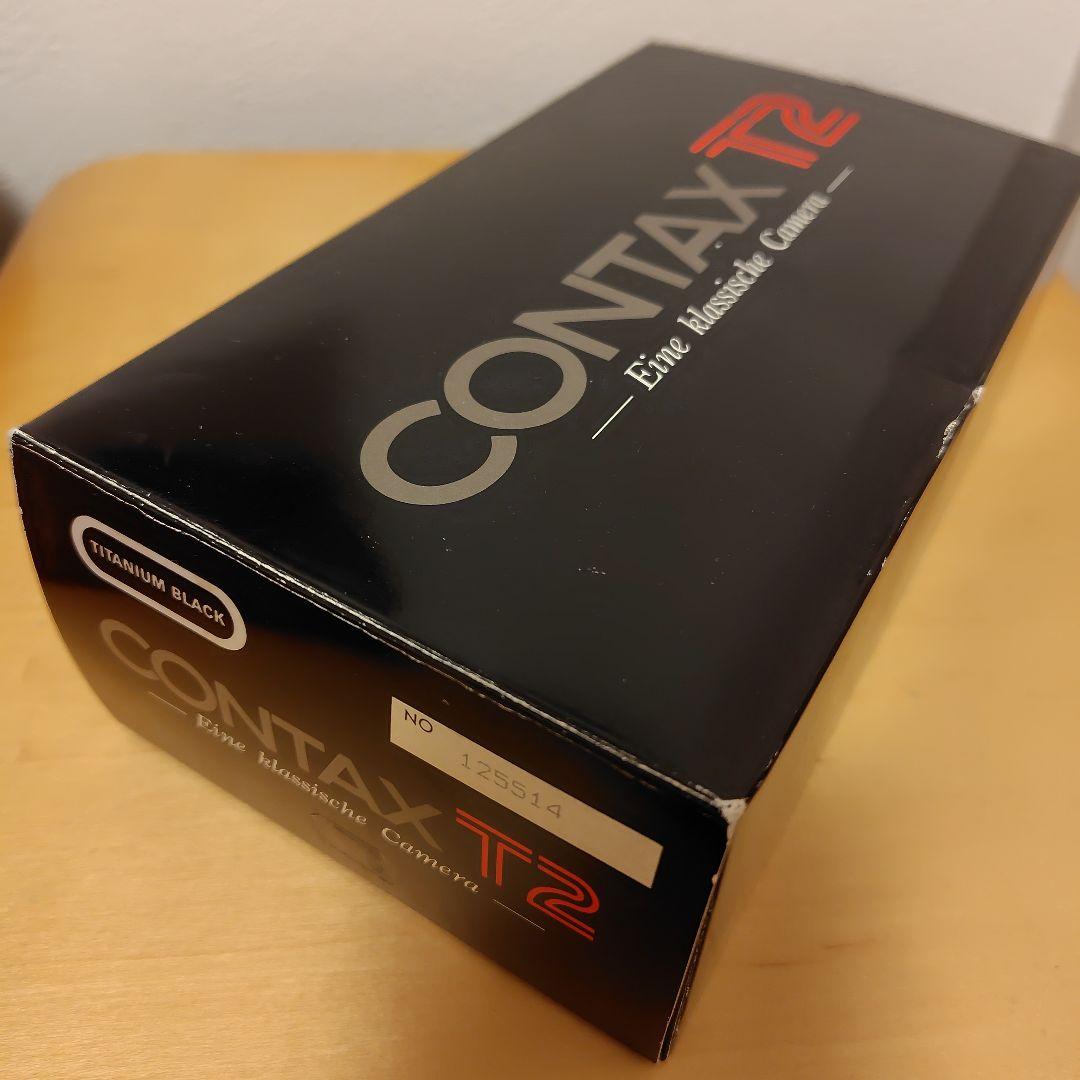 CONTAX T2 　箱（内箱・外箱）とマニュアル　/ 本体なし