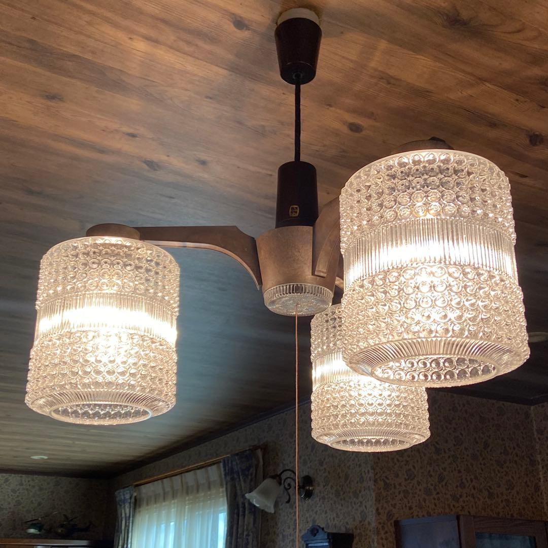 ビンテージ照明　シーリングライト　昭和レトロ　天井照明　単品使用が可能です