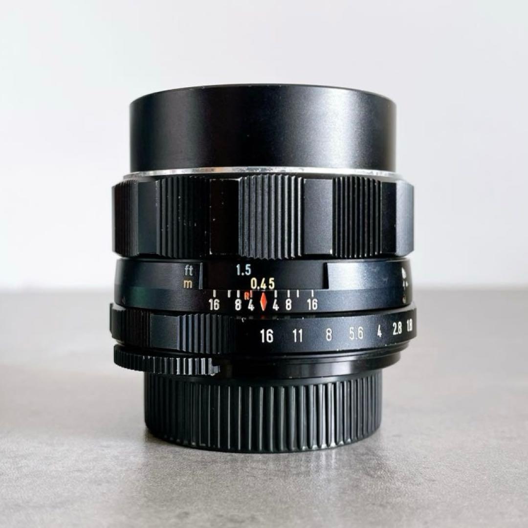 【虹色フレア】スーパータクマー 55mm f1.8 M42 整備済