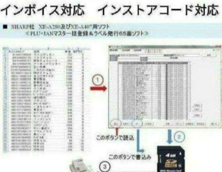 シャープレジスターXE-A280　PC連携　スキャナ付き　111000