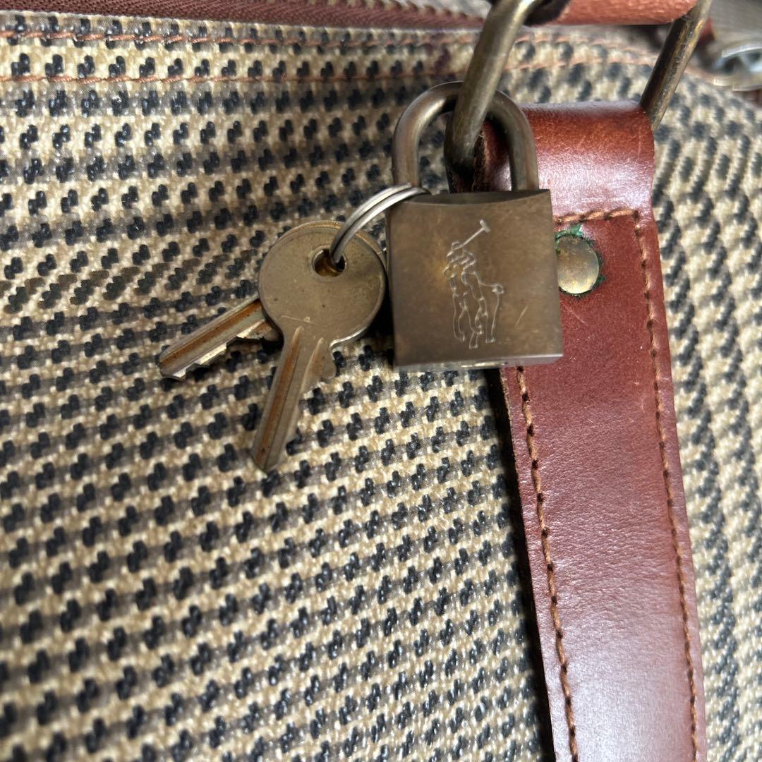 Polo Ralph Lauren チェック柄 ボストンバッグ　極美品