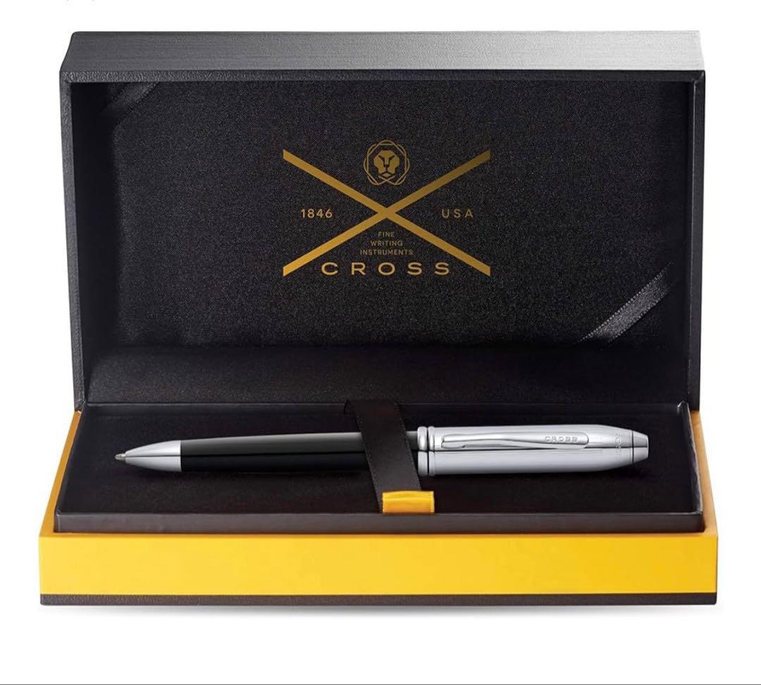 【新品同様】Cross ボールペン ブラック Townsend タキシード