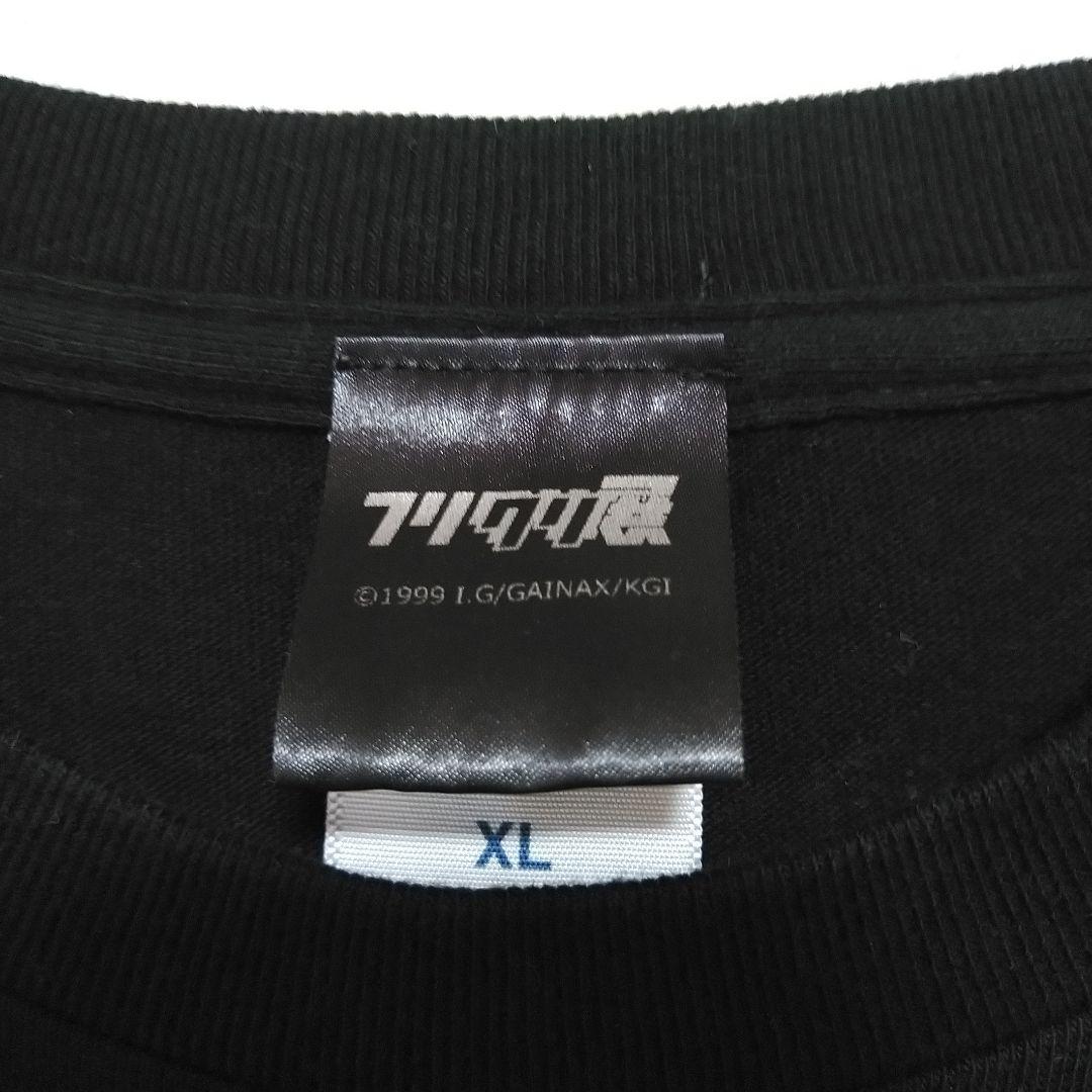 ほぼ新品　フリクリ　サメジマ・マミ美　ガイナックス　貞本義行　Ｔシャツ　黒　ＸＬ