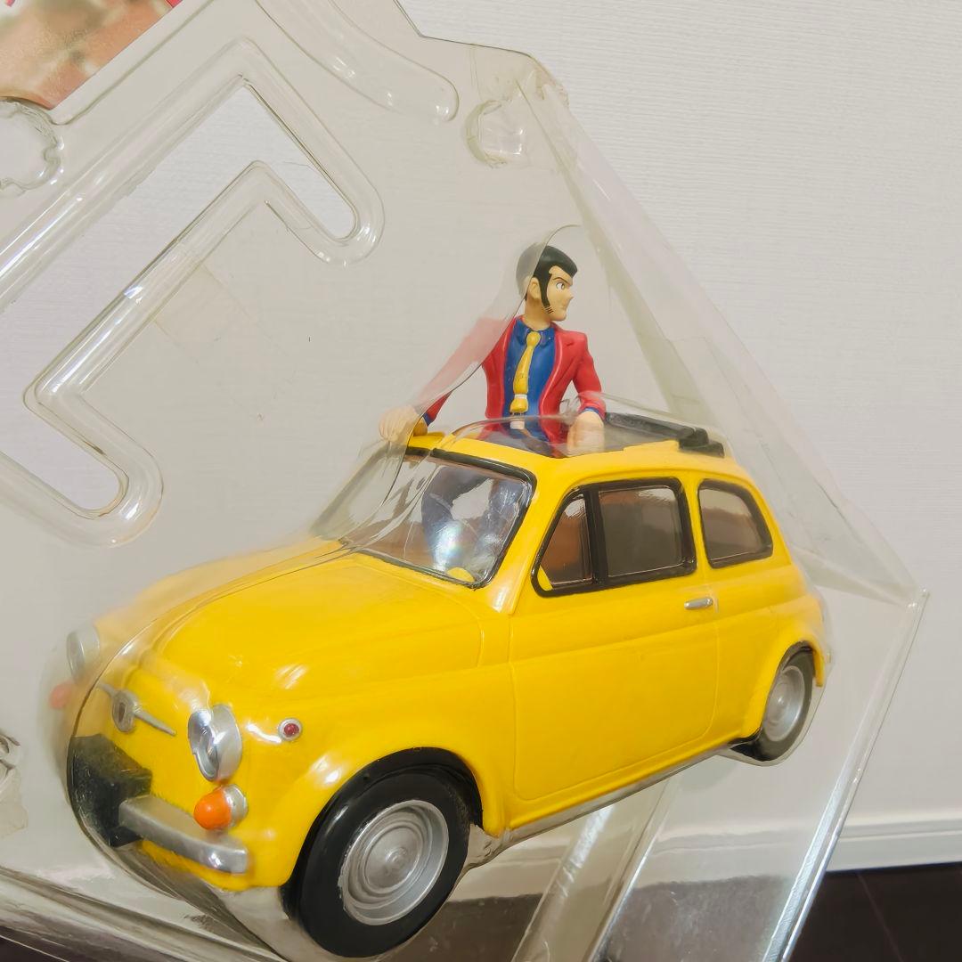 ルパン三世＆フィアット500☆峰不二子黒ライダースーツ＆赤バイクVer