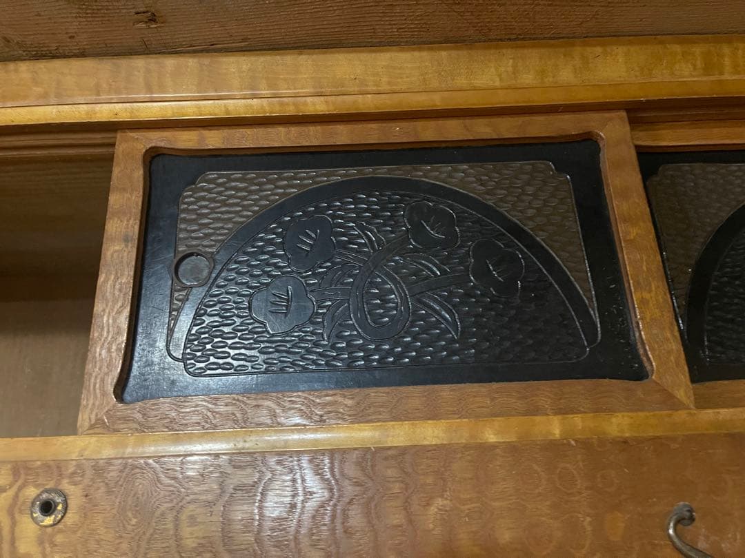 当時物| 和箪笥| 水屋箪笥| アンティーク| 大型 祖母の嫁入り家具
