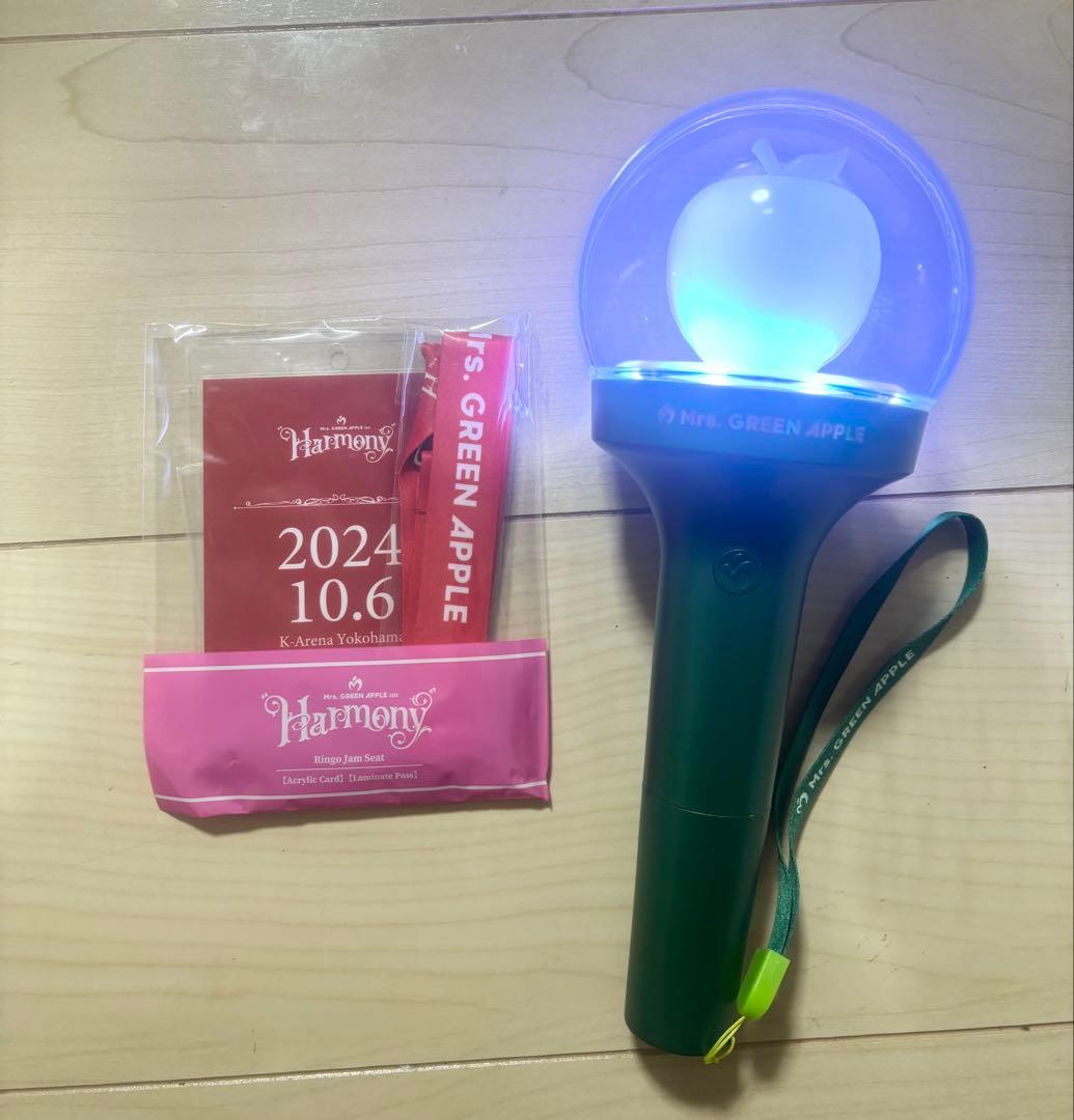 Mrs.GREENAPPLE ペンライト　リンゴジャムシート特典