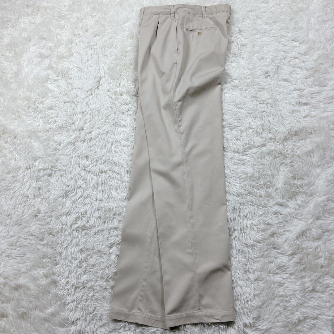 90s 美品　ポロバイラルフローレン　チノパンツ　ベージュ　ツータック W35