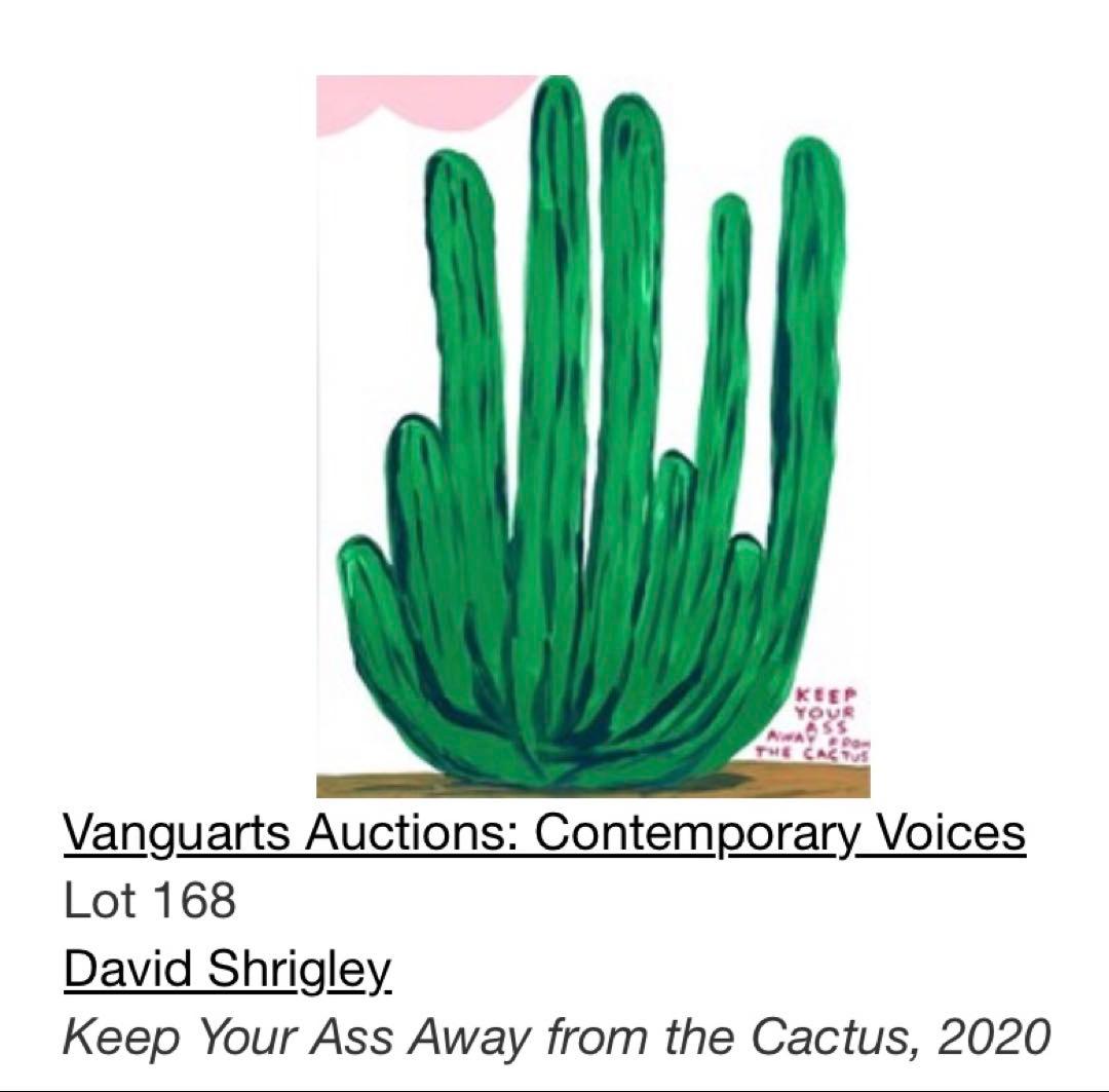 デイヴィッド・シュリグリー　David Shrigley 真作