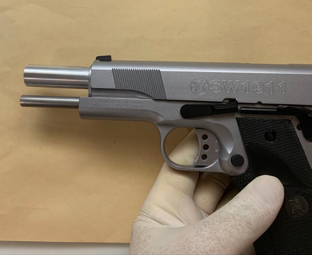 【絶版！レア】WA SCW ウエスタンアームズS&W 「SW1911」シルバー