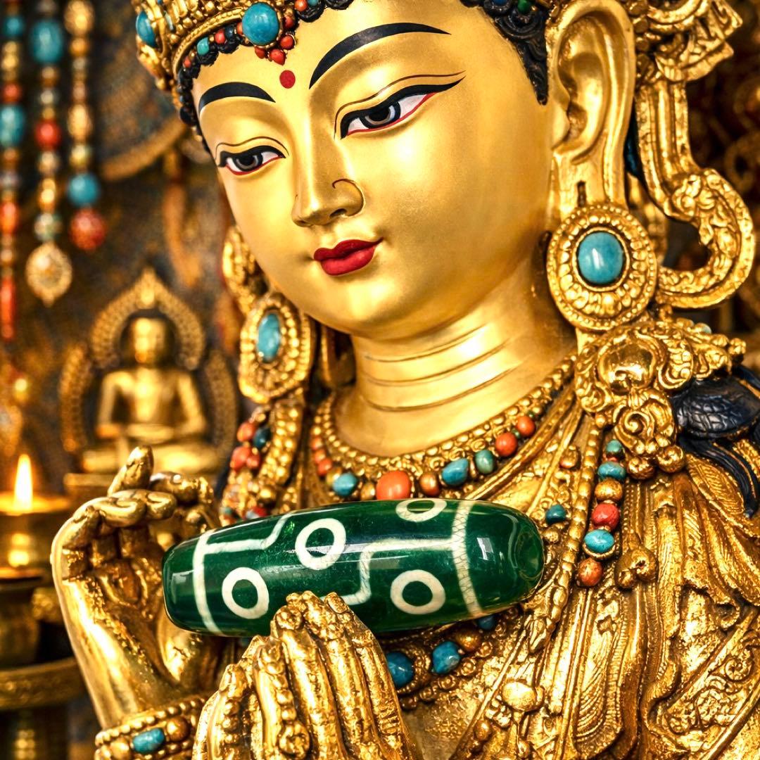 ◆激レア秘宝◆ 九眼天珠 1852 老天珠 ジービーズ お守り 呪物 護符