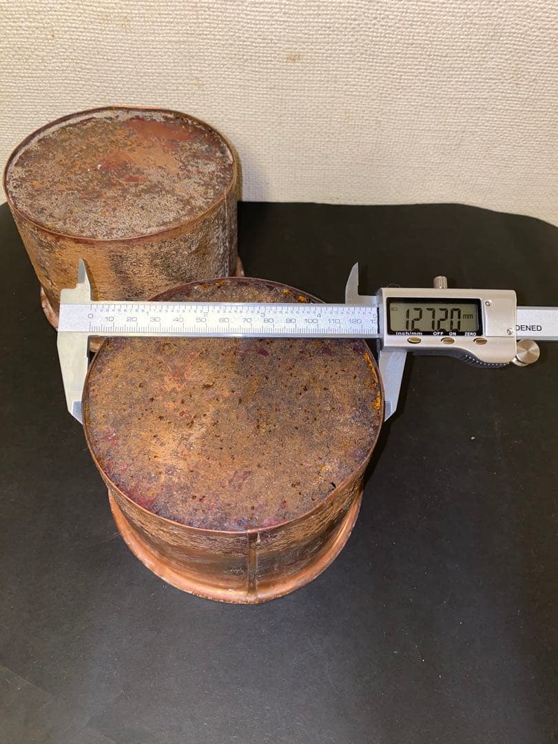 金沢桐工芸品、桐火鉢 2個セット