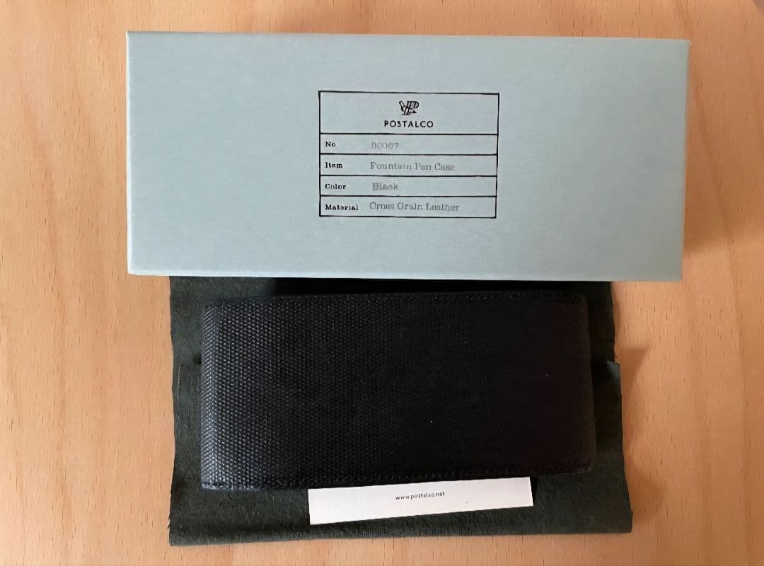 9/17まで。POSTALCO ファウンテンペンケース　　ブラック