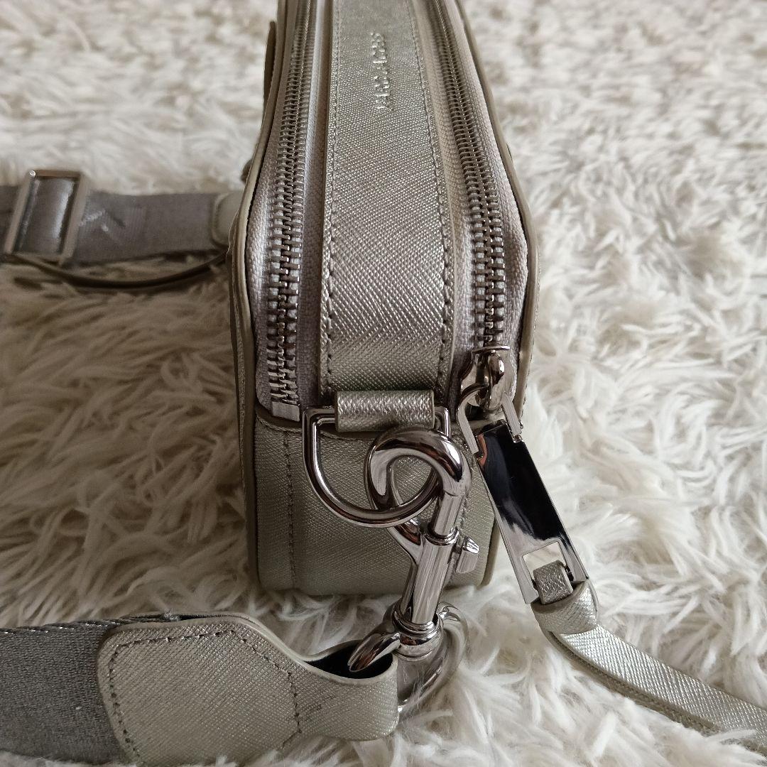 MARK JACOBSマークジェイコブスシルバーショルダーバッグ