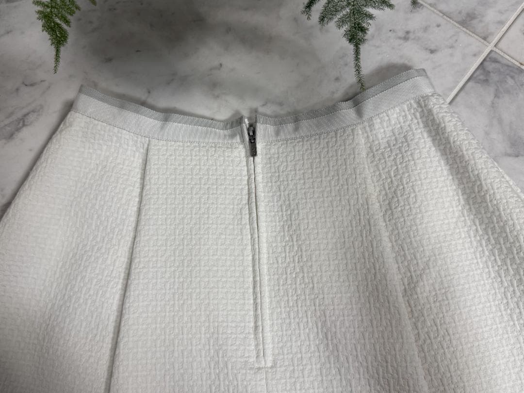 未使用★FOXEY/フォクシーニューヨーク スカート 38 ホワイト