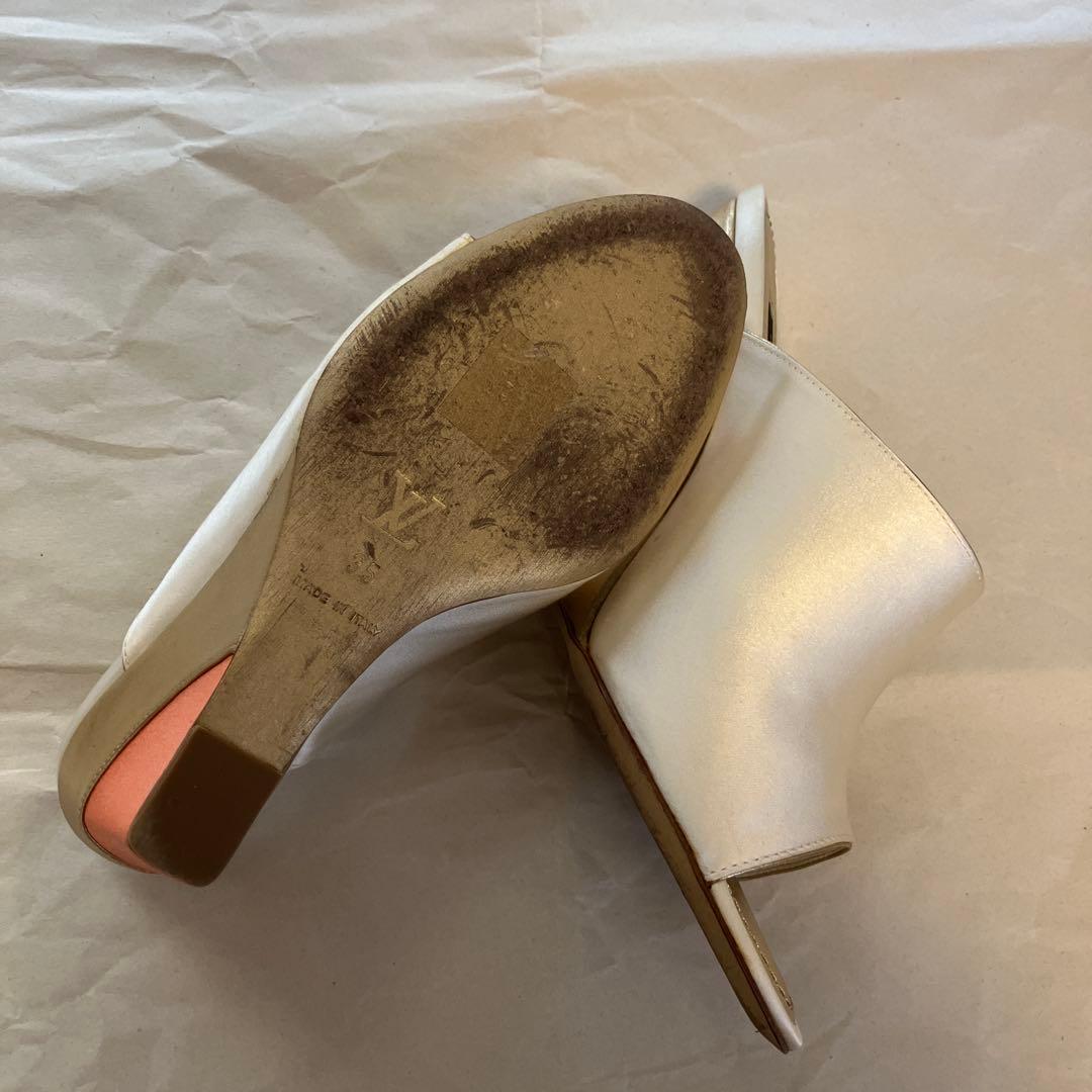 LOUIS VUITTON パールホワイト シルクミュール