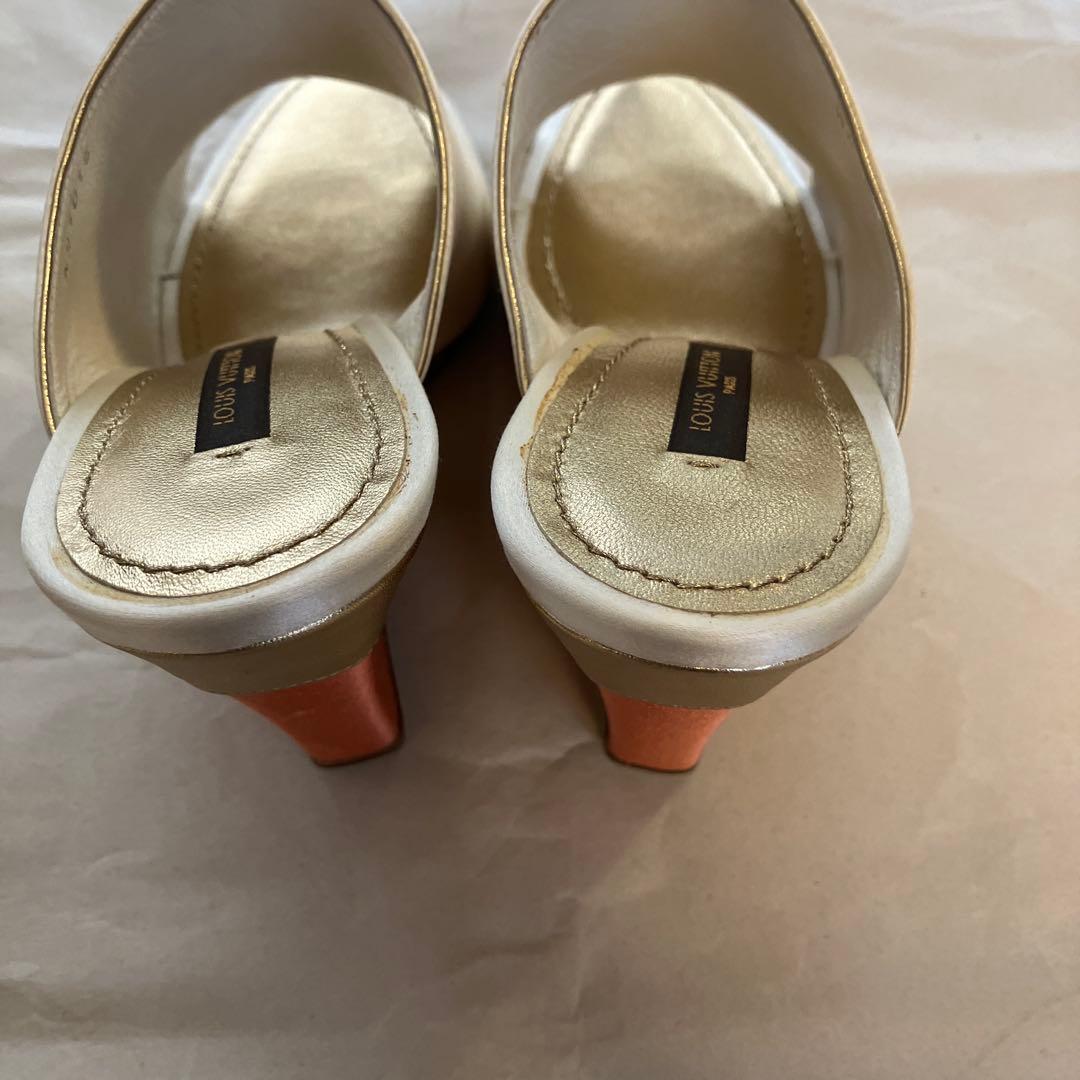 LOUIS VUITTON パールホワイト シルクミュール