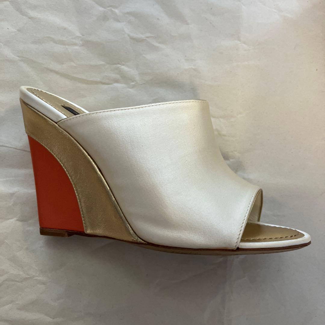 LOUIS VUITTON パールホワイト シルクミュール