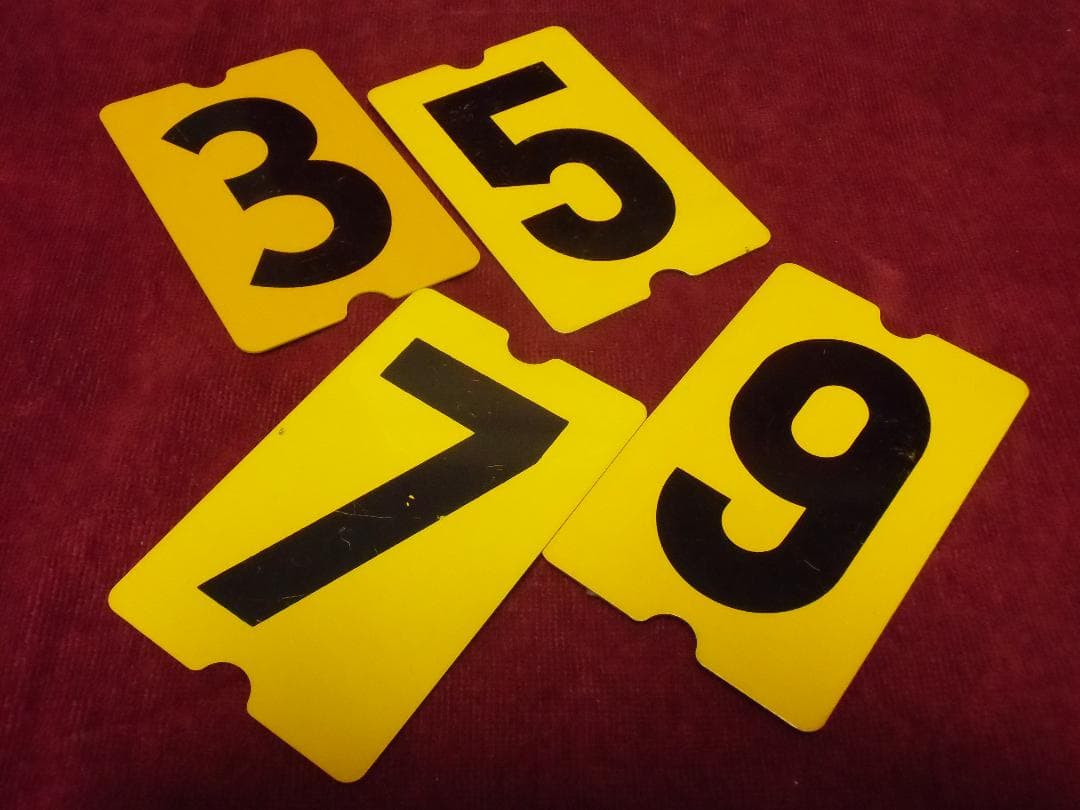 ＢＷドイツ軍/連邦軍＊軍用車両荷重識別票プレート４枚セット（実物）