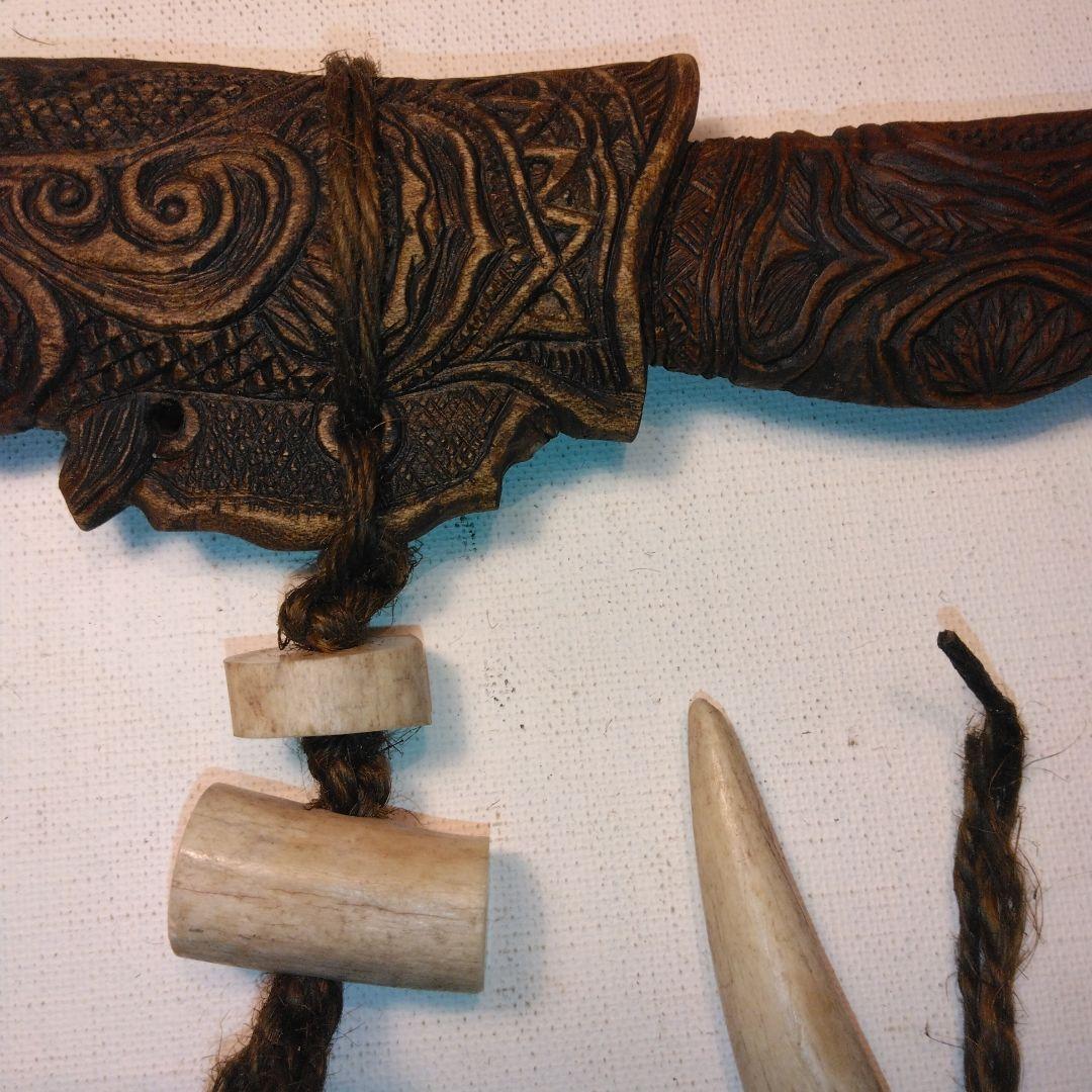 アイヌマキリ　工芸品　北海道