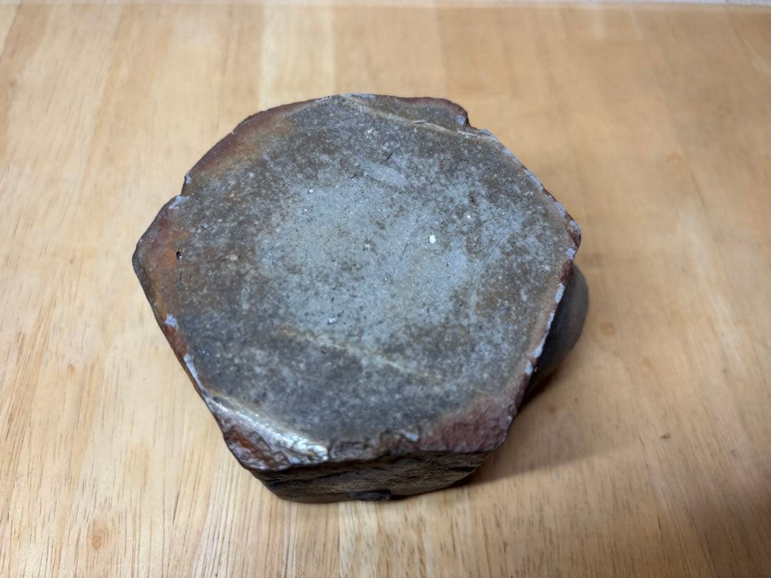 53.備前焼 宝瓶 登り窯 龍 りゅう リュウ 6角 手びねり 急須