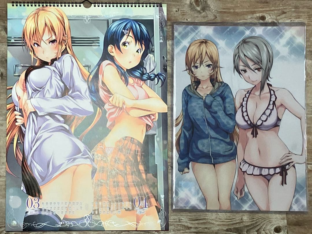 食戟のソーマ2016年B3カレンダー 、A3サイズ クリアポスター　未使用