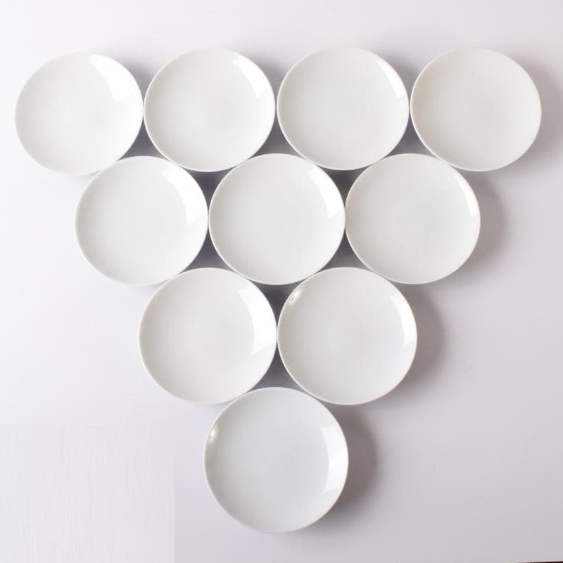 和食器　有田焼　華山萬右衛門作　唐草文　蓋付茶碗　十客　共箱　C　7613A