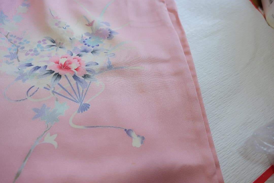 振袖フルセット　ライトピンク　ニュアンスコーデ　成人式　卒業式