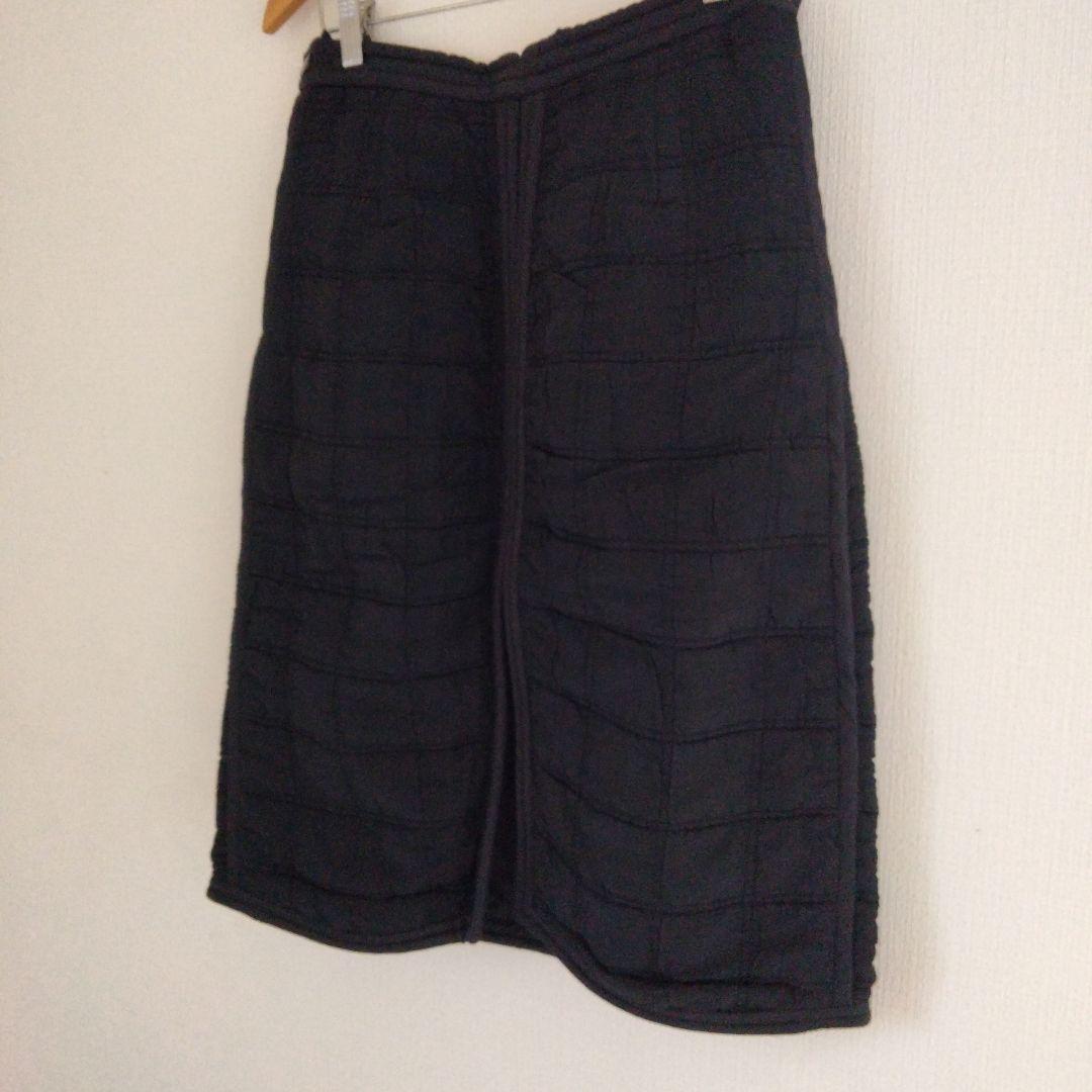 fumika uchida キルティングスカート　ブラック　size36