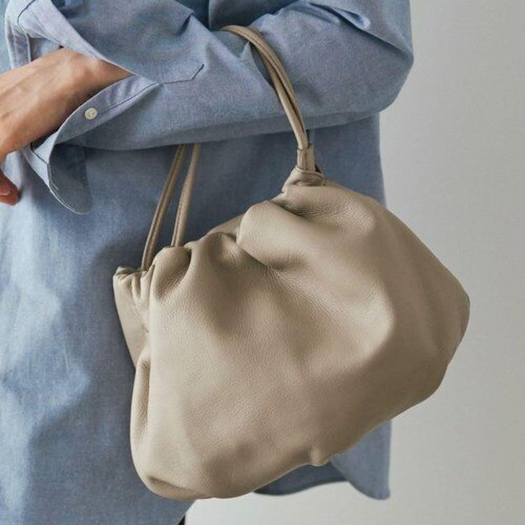 未使用✨ラシット　4way ショルダーバッグ 巾着 グレージュ［chi企画］